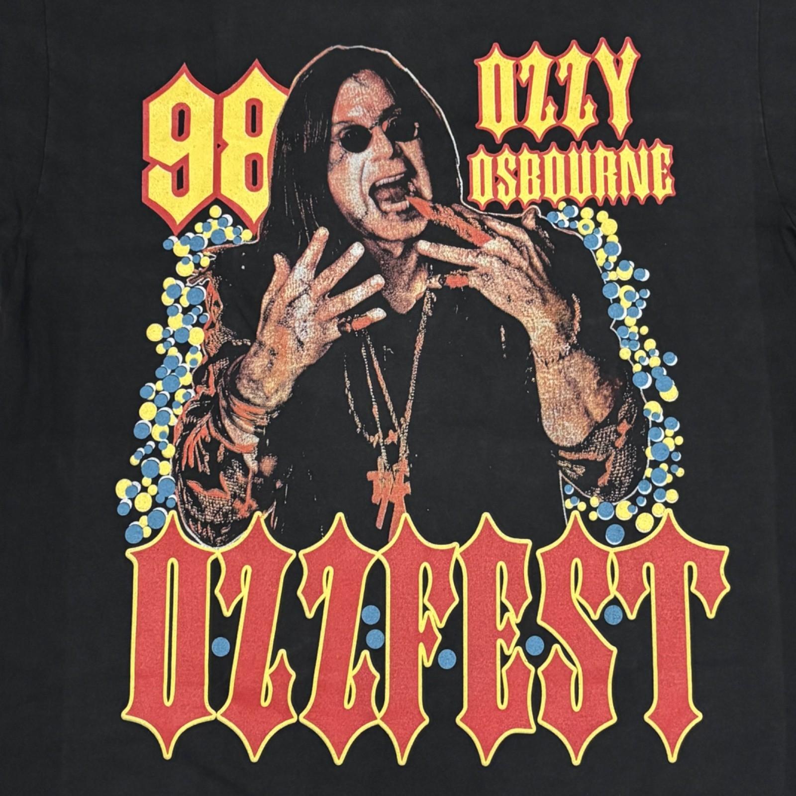 

Vintage Ozzfest 1998 Ozzy Osbourne Concert Band L Single Stitch T-Shirt Mens Womens Tees Top REPRINT L