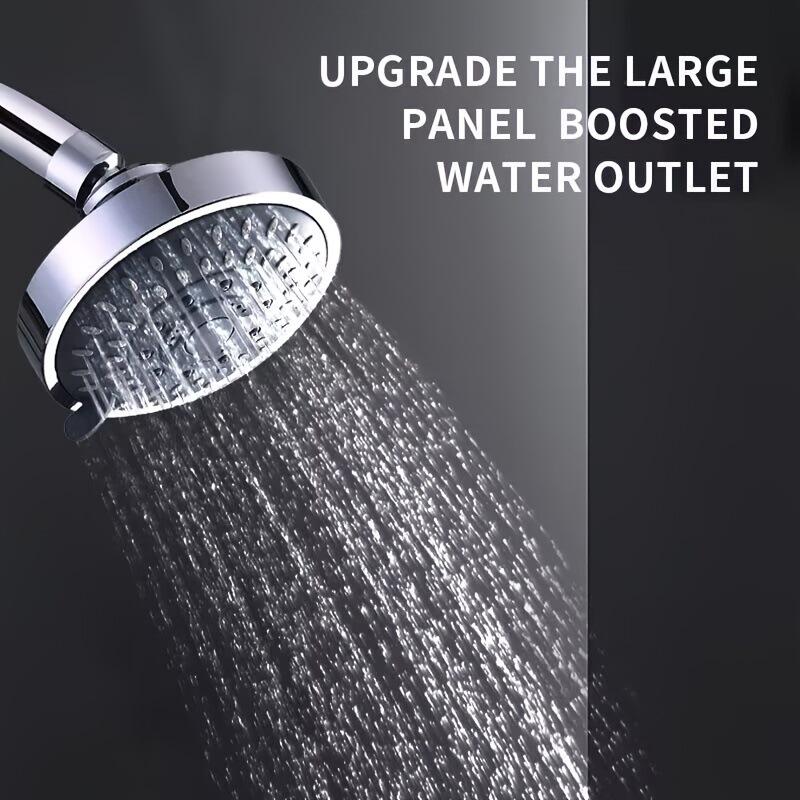 5 Modes High Pressure Shower Head 4 Inch High Flow Fixed Showerheads Sprayer Bathroom Rain Showerhead Faucet Replacement Part