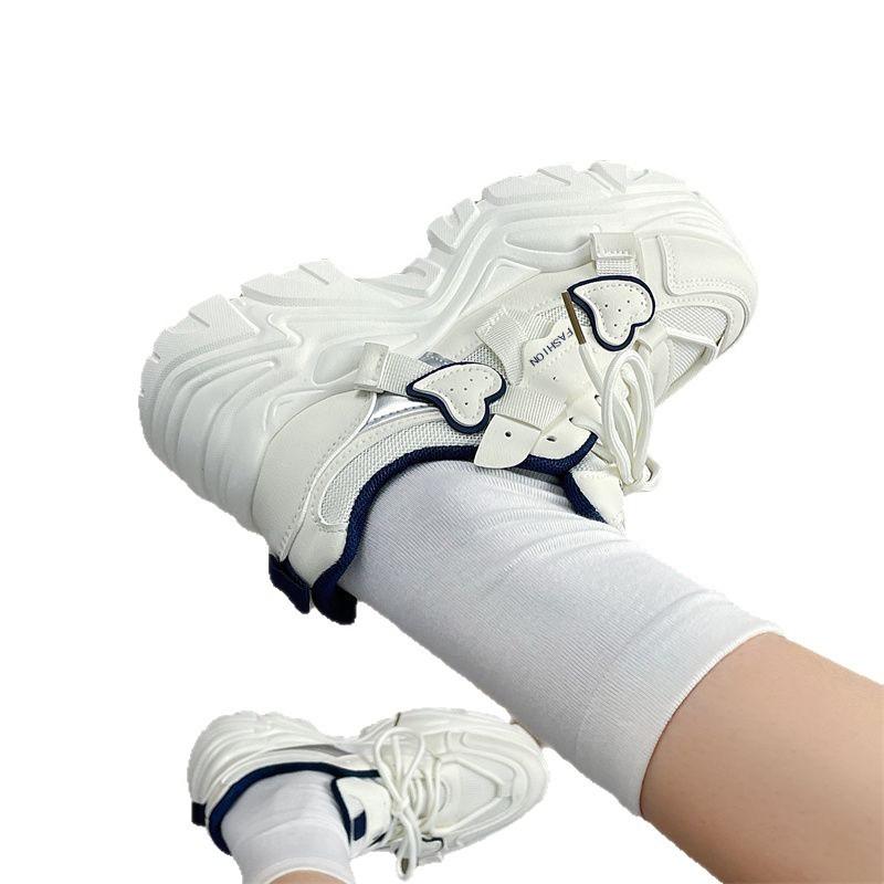 Super Fire Double Net Sports Shoes Women's Shoes 2025 New Summer and Autumn Lightweight Breathable Dad Shoes Student Versatile Trend Shoes