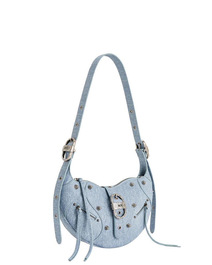 [JW PEI] Tessa Embossed Shoulder Bag - Denim Blue