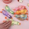Maltose Colorful Aurora Duck Squeeze Toy Soft Cute Animal Stress Relief Decompression Stretch Toy For Adults And Children Gift