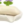 Drain Soap Dish Household Draining Soap Box Soap Dish Holder Cute Bathroom Soap Holder Purple