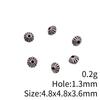 New Year's Day Jewelry Findings Small Torus Spacer Beads Accessories Parts Backpack Accessories