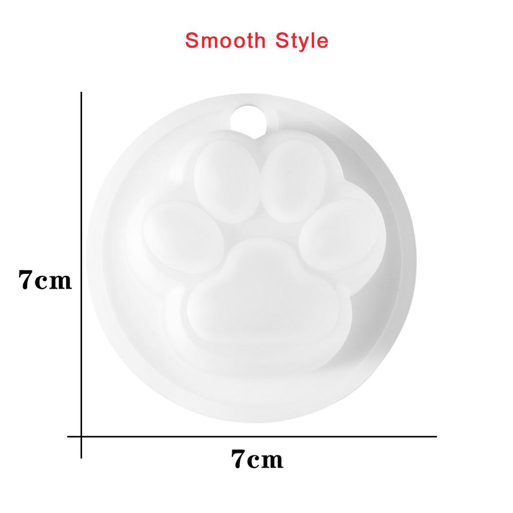 Cat Paw Pendant Silicone Mold Keychain Pendants Epoxy Resin Molds for DIY Epoxy Resin Crafting Mould Jewelry Making Crasfs