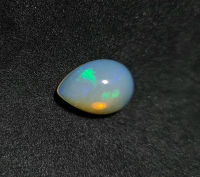 Natural Jelly Ethiopian Opal Pear Shape Cabochon Gemstone 5.50 Carat 16x12x7 MM Size