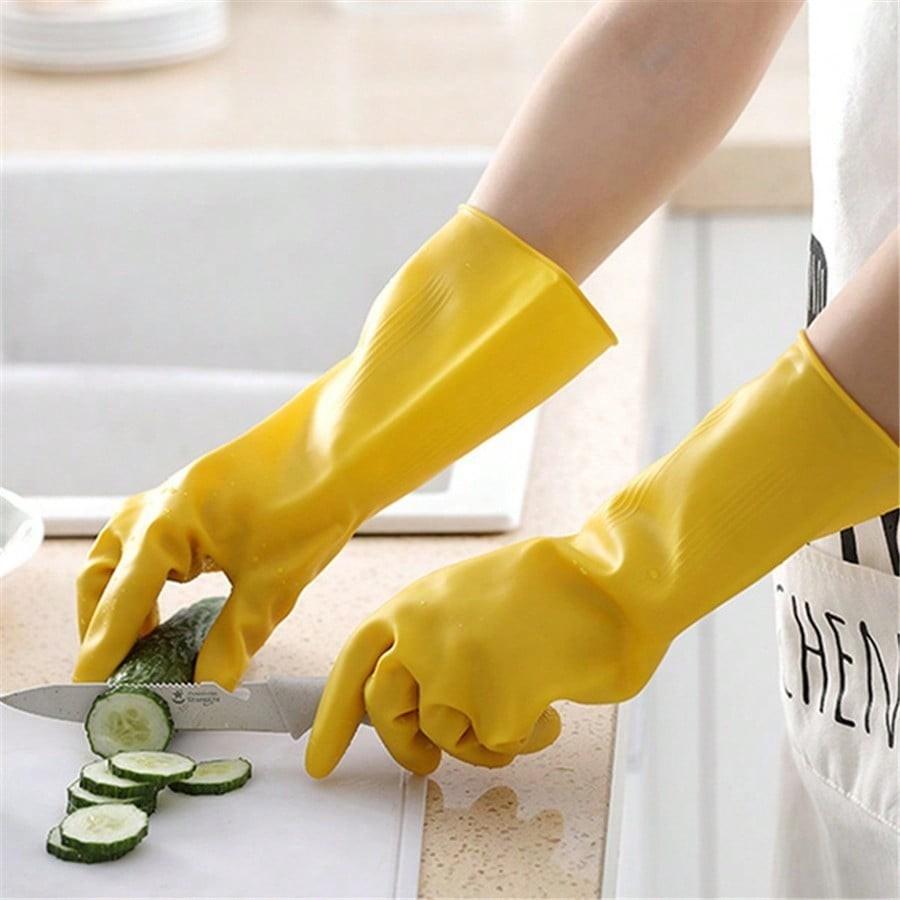 Guanti Resistenti in Gomma per Lavare i Piatti, Unisex, Impermeabili, Resistenti ai Tagli, Protezione in Lattice, per la Casa