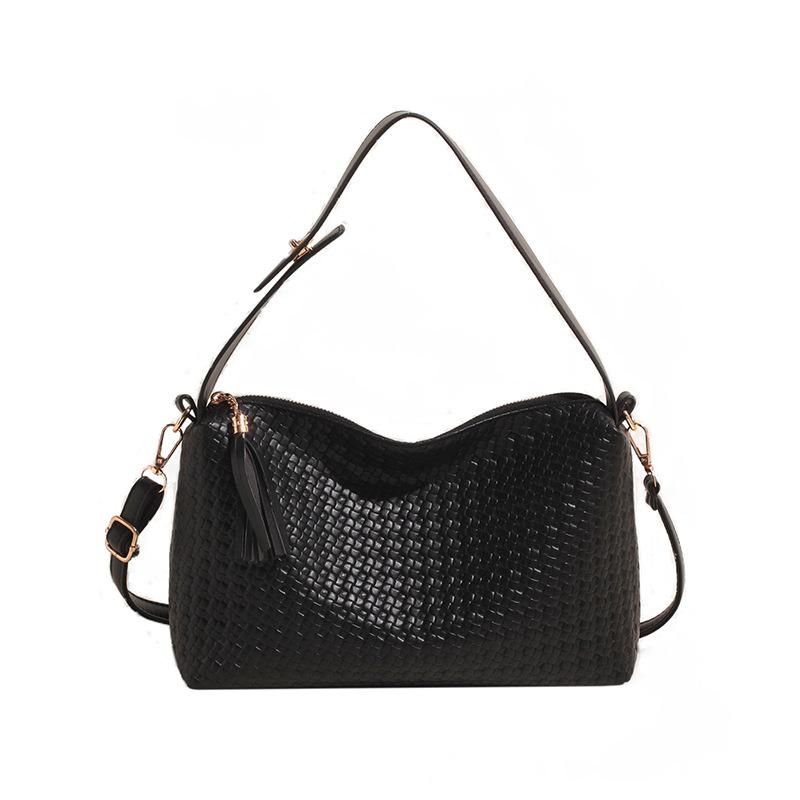 

Сумка Женская Новая Мода Повседневная Наплечная Сумка Большая Вместимость Сумка через Плечо чёрный