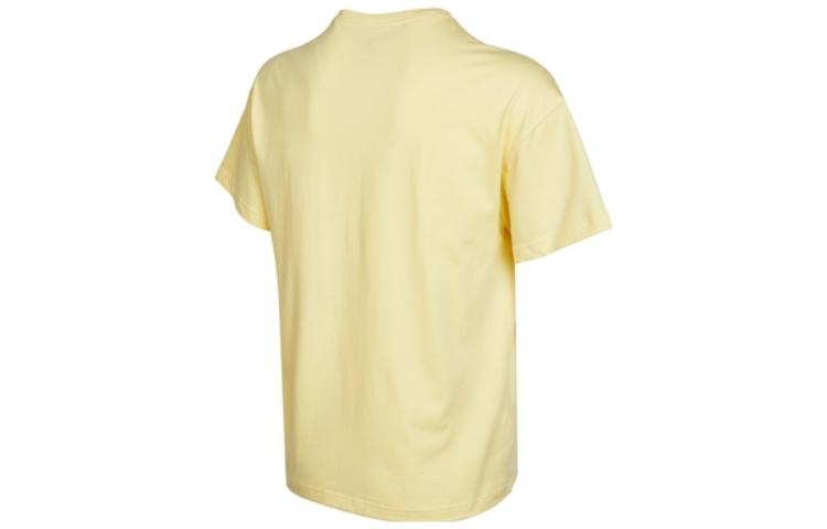 adidas T Shirts Men's Yellow Crew Neck Moderate Straight Fit HK2854