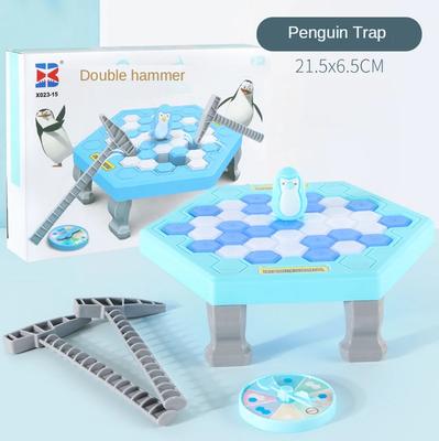 Komik Penguen Tuzağı İnteraktif İç Mekan Masa Oyunu Buz Kırma Ebeveyn-çocuk Kurtar Masa Eğlencesi Oyuncaklar Çocuk Hediyeleri Penguen