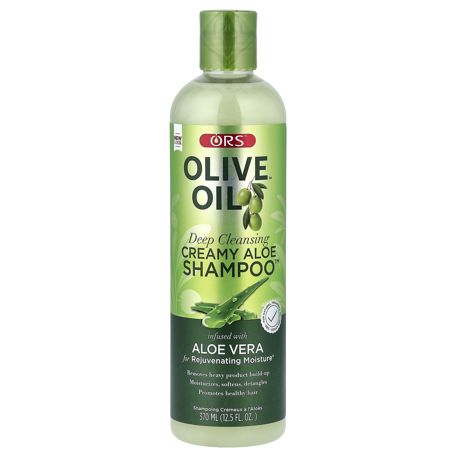 

ORS, Olive Oil™ Deep Cleansing Creamy Aloe Shampoo™, 370ml (12.5 fl oz)