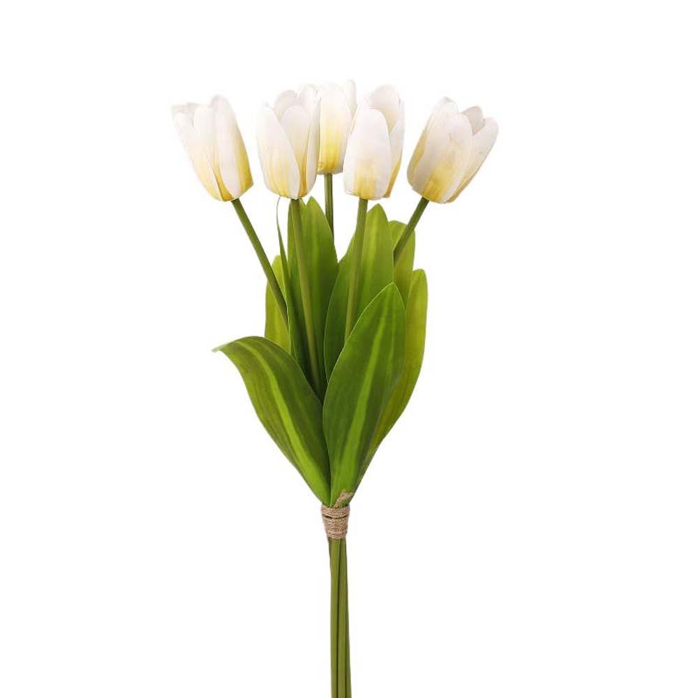 Realistic Simulation Big Tulip Real Touch Faux Tulip Branch Fake Flower  Dining Table