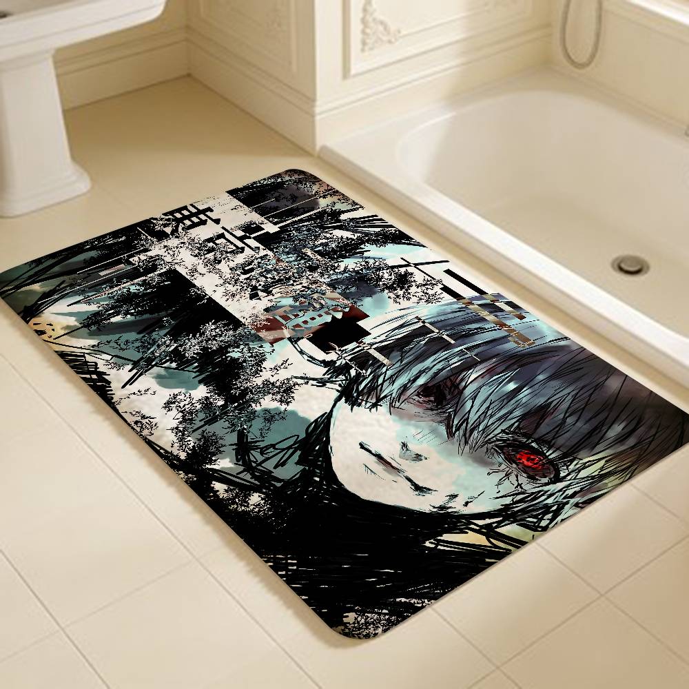 Tokyo Ghoul Anime Room Mats Cheaper Anti-slip Modern Living Room Balcony Printed Welcome Rug