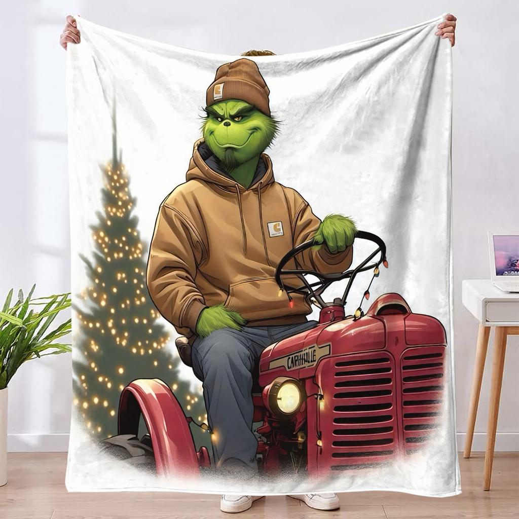 Christmas Blanket Cover Soft And Comfortable Plush Wool Flannel Blanket