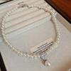 Elegant Beaded Freshwater Pearl Clavicle Necklace for Women