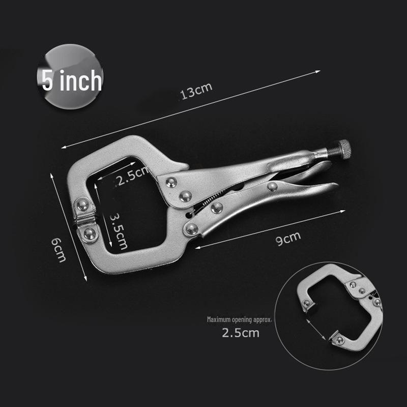 Multifunctional C-type Flat Head Pliers for Quick Clamping Tasks.