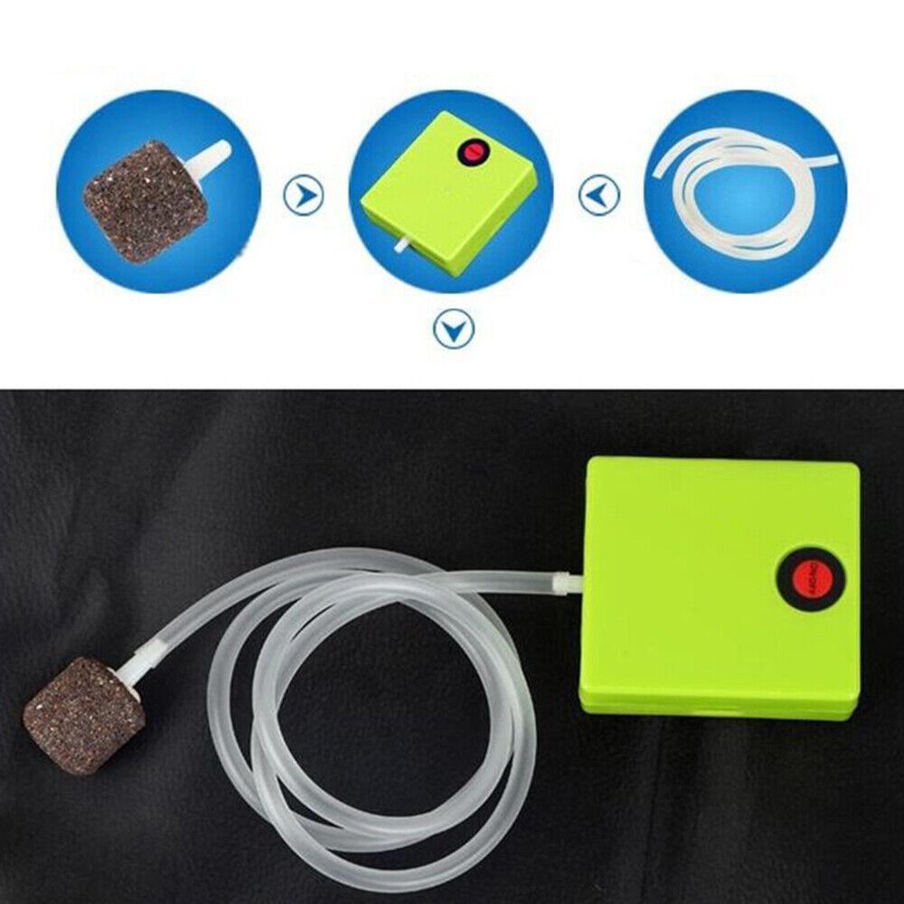 Ultra tichý vzduchový kompresor s jedním výstupem Vzduchovací čerpadlo do akvária Kyslíkovač Mini kyslíkové čerpadlo