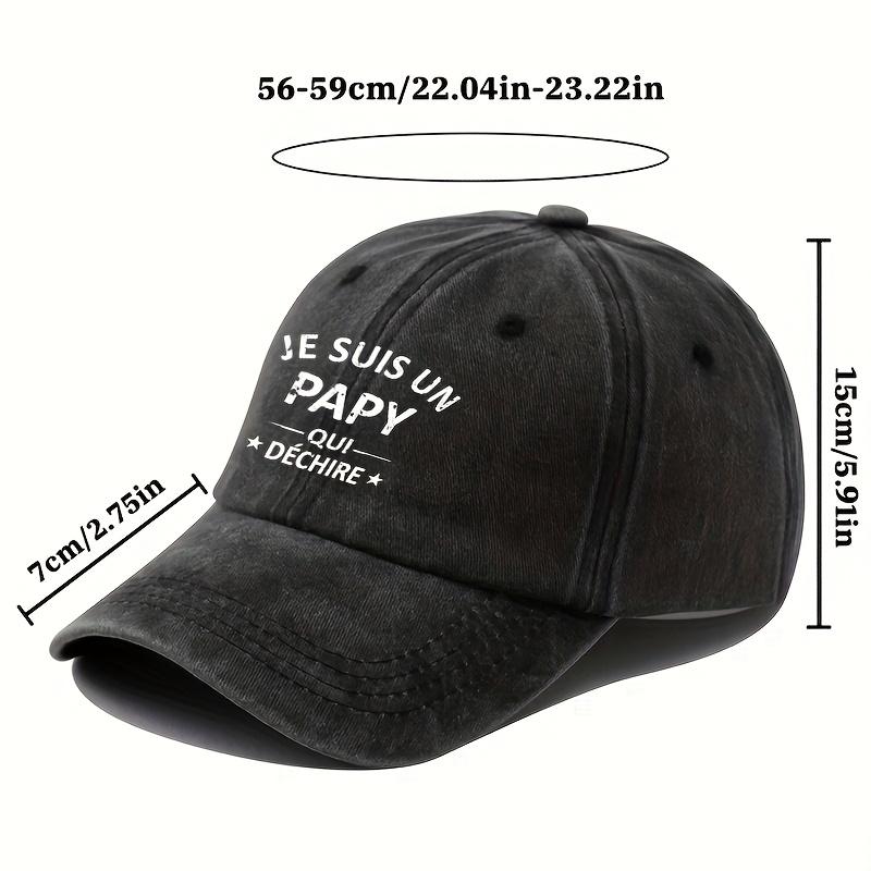 PAPY Fun Print Retro Baseball Cap for Men and Women, Adjustable Size Sun Hat, Outdoor Fishing Grandpa Hat