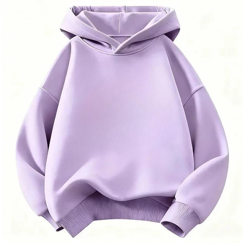 Klassischer Herbst-Winter Trendiger Bequemer Kinder-Kapuzenpullover. Frühlings-Kapuzenpullover für Jungen und Mädchen, lässig, einfarbig.