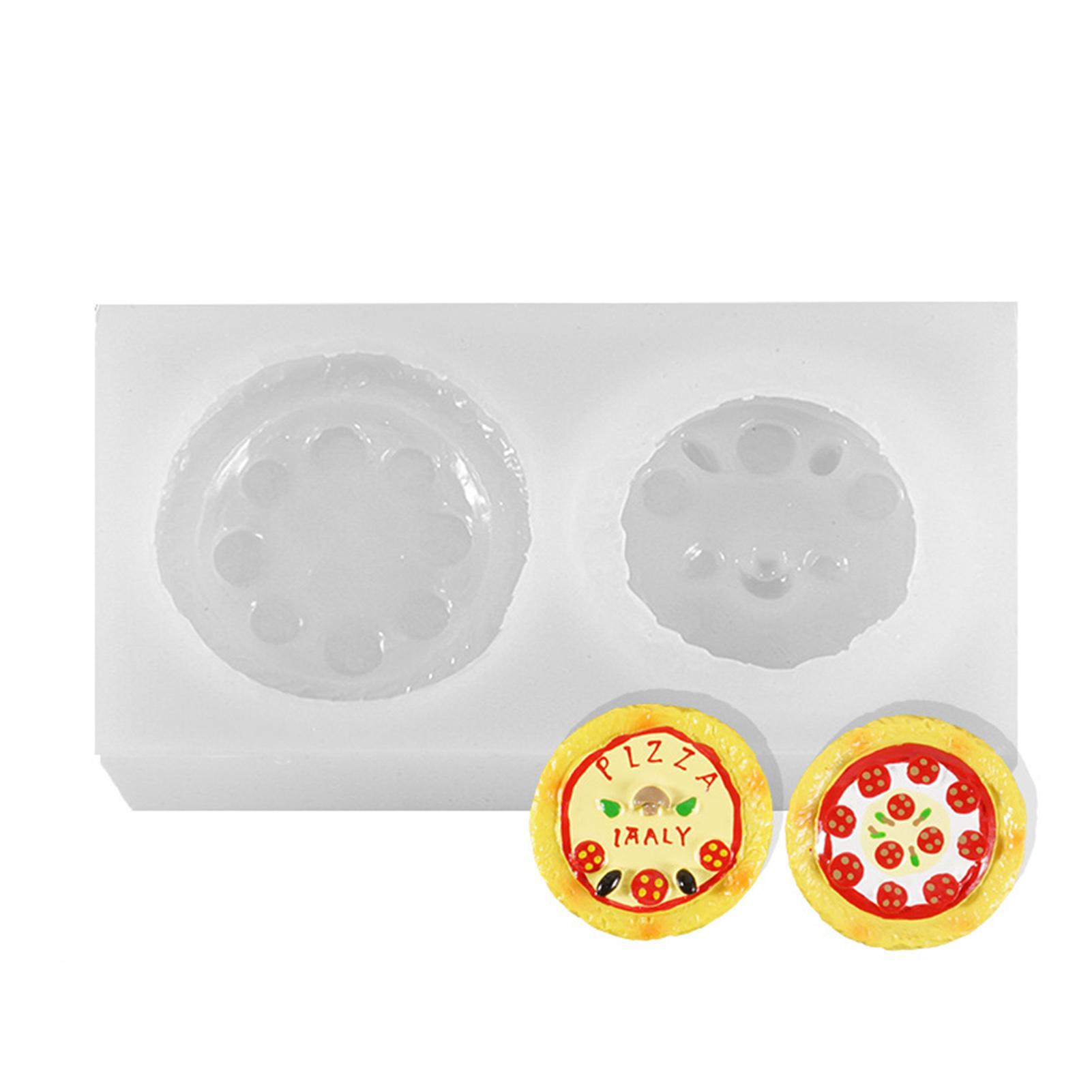 

DIY Craft Templates Mini Simulation Food/Drinks Casting Die Multifunctional Soft Silicone Stencil For Cake Decor Sugar