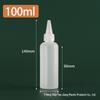 In Stock: 50 Semi-transparent 100ml Pointed-tip Squeeze Bottles for Liquid Pigment.