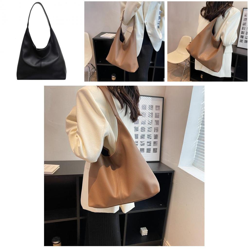 Urban Minimalist Pu Tote Bag For Casual Travel And Commuting Women