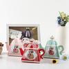 10Pcs Packaging Paper Box Smooth Edges Retro Paper Teapot Shape Vintage Candy Boxes for Party