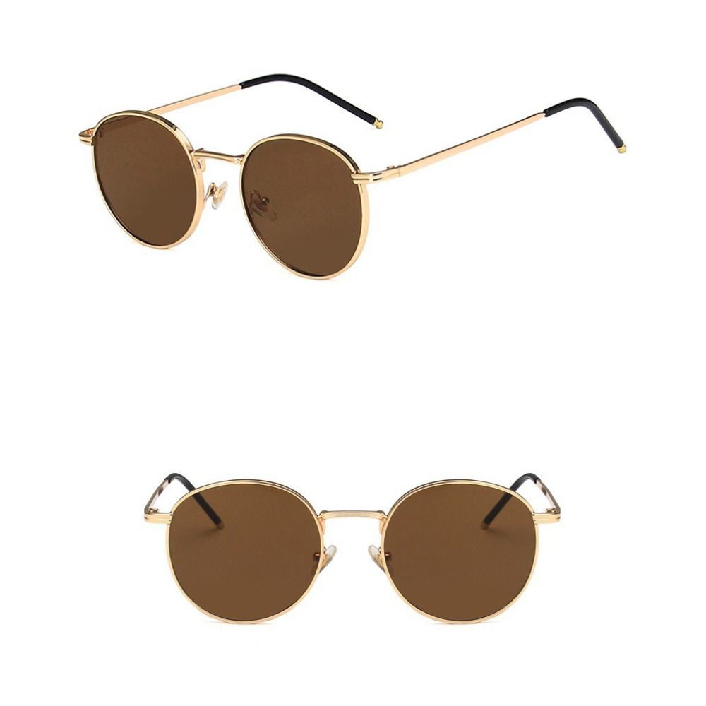 UV Protection Ins Sunglasses Trend Vintage Eyewear Cool Round Frame Sunglasses  Outdoor