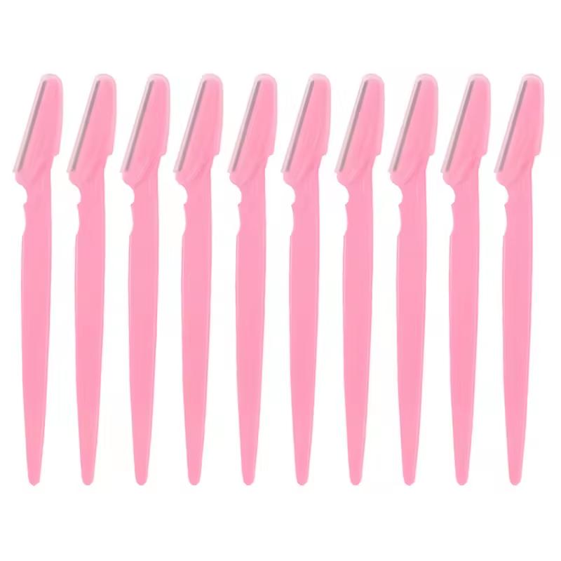 5/10/20pcsConvenient Novice Eyebrow Trimmer,with Handle,protective Case included,Shavers,hair Removal Knives,female Makeup Tools