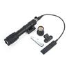 WADSN Flip-Up M640C Scout Flashlight (with MLOK/20mm Rail Mount), Approximately 800 Lumens, Airsoft Tactical Light with Remote and Push Switch (Black)