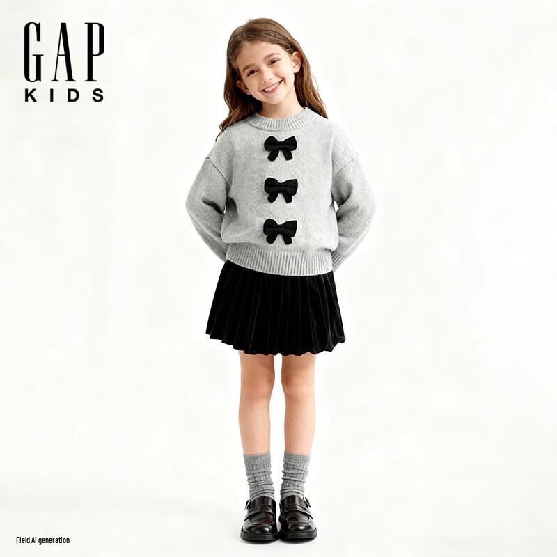 

Gap Toddler Girls Bowknot Knit Sweater 100/52