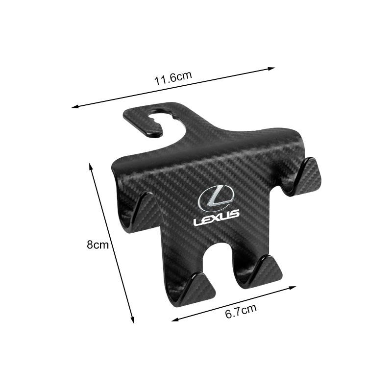 2 Stück Auto-Kopfstützenhaken Auto-Rücksitz-Organizer Zubehör Für Lexus IS250 Ct200h LS430 LX570 NX300h IS300h RX330 ES300h UX250h