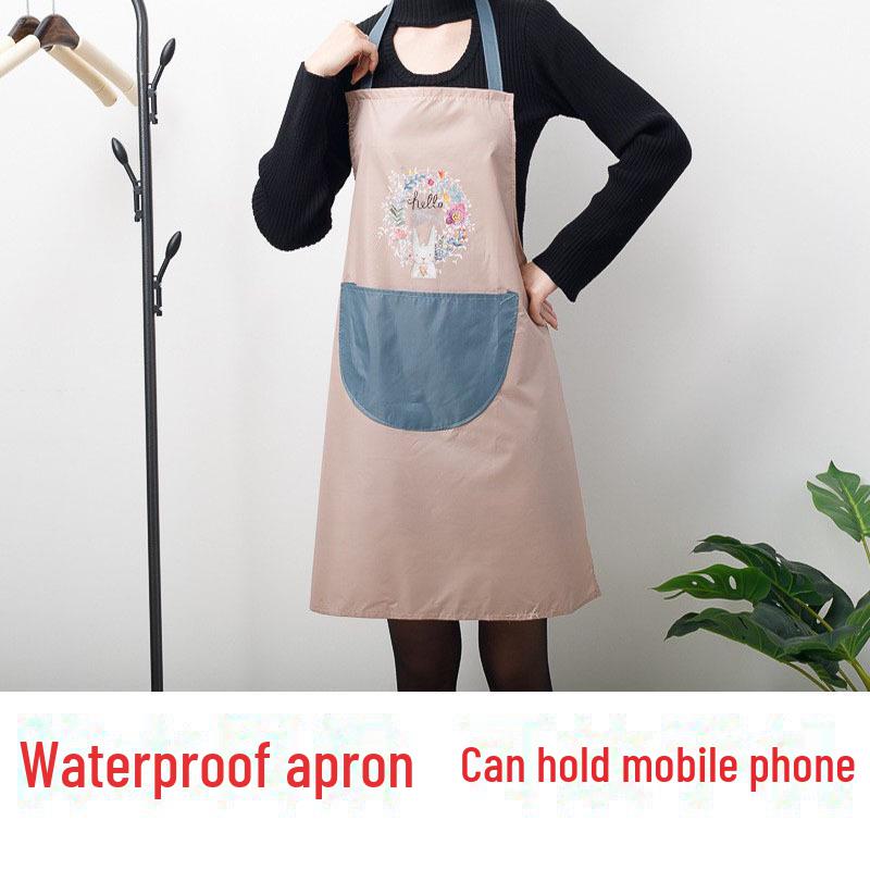 

Унисекс Милый фартук в виде кролика: Водонепроницаемый, маслостойкий пояс для кухни, кулинарии, общественного питания 60x68 cm