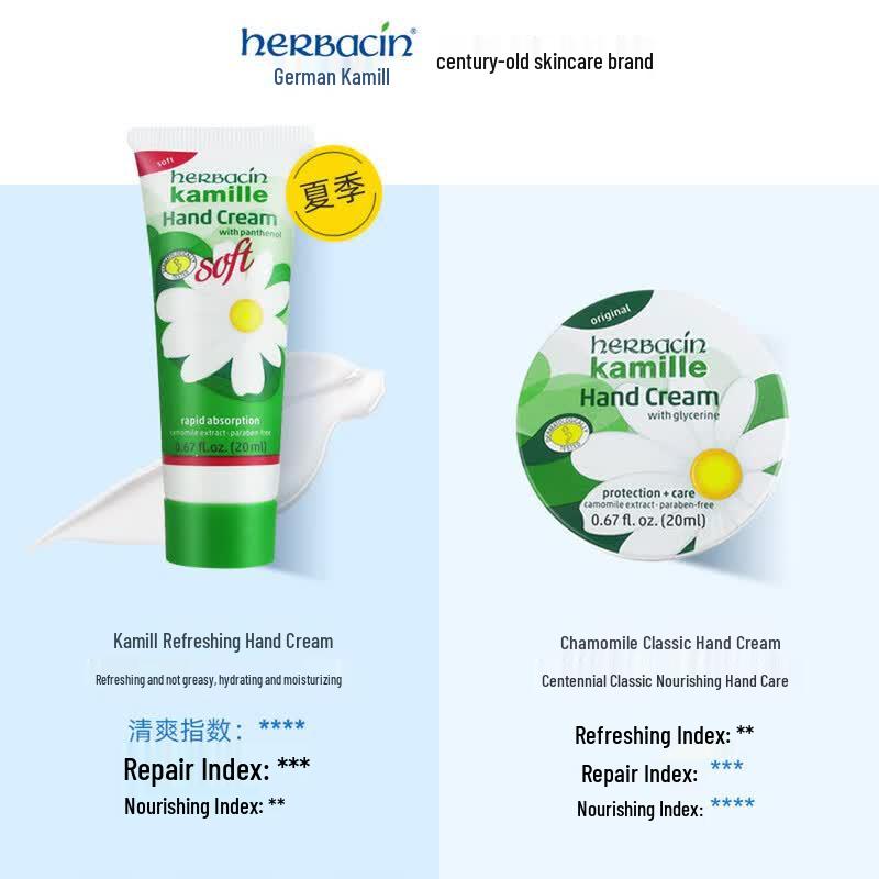Herbacin German Chamomile Hydrating Hand Cream Set