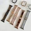Luxury Women Resin Strap For Apple Watch Ultra 3 2 49mm 42mm 46 41 45 38 40 44mm Metal Bracelet for iWatch 11 10 9 8 7 6 SE Band