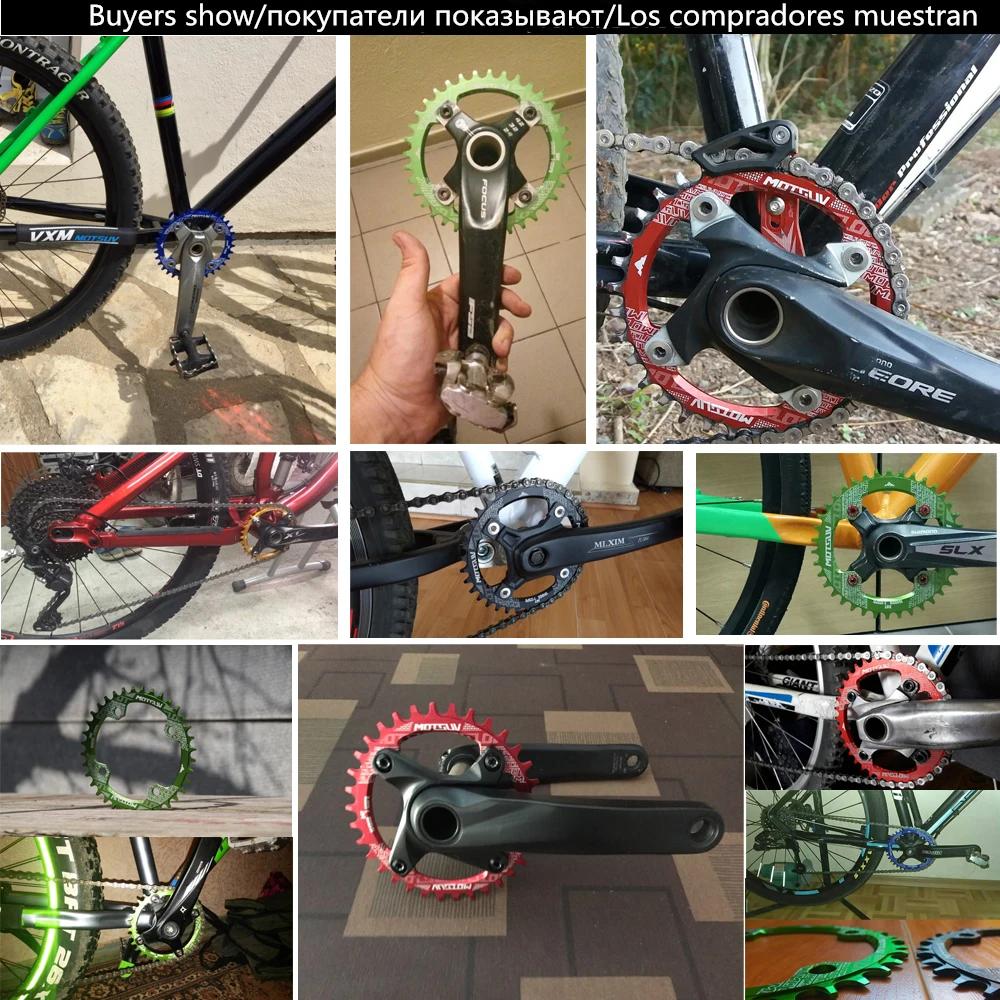 MOTSUV 104 BCD horské kolo Kulatý Oválný Převodník Úzký Široký Pastorek 32T/34T/36T/38T Cyklistický Hvězdicový Kroužek Sada dílů pro Kliky