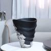 Creative Resin Vase Silver Geometric Spiral Flowerpot Stripes Flower Vase Flower Arrangement Accessories Home Decoration