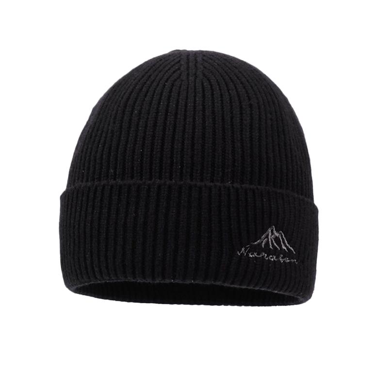 Outdoor Sports Knitted Hat Wool Hat Autumn Winter Warm Sleeve Cap