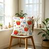 Fried Chicken Print Throw Pillow, 18.18Inch Cute Fast Food Cushion, Soft Polyester For Sofa/Bed/Car, Perfect Gift For Food Fans