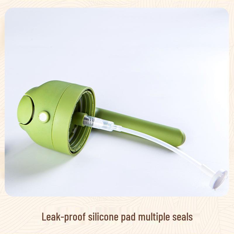 Dual-Use Press-Type Glass Oil Bottle: High-Temperature Resistant, Large Capacity, for Kitchen Spray & Pour