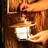 LED Decorative Hanging Lights Waterproof Retro Camping Tent Light Battery Indicator with Hook Dimmable for Outdoor Equipment