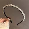 Pearl Headband Rhinestone Korean Headbands Fashion Bezel Hair Band For Women Sweet Non-slip Wash Face Hair Hoops Bezel Headwear