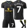 25-26 Manchester United F.C Auswärtstrikot Fußballtrikot für Kinder und Erwachsene RONALDO #7