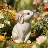 Food Grade Silicone Easters Sitting Rabbits Mould For Candle Making Home Decoration Craft Art