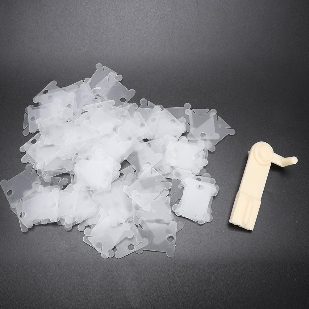 

Ручная моталка для пряжи Инструмент для намотки шерстяной нити 100 шт. намоточных пластин