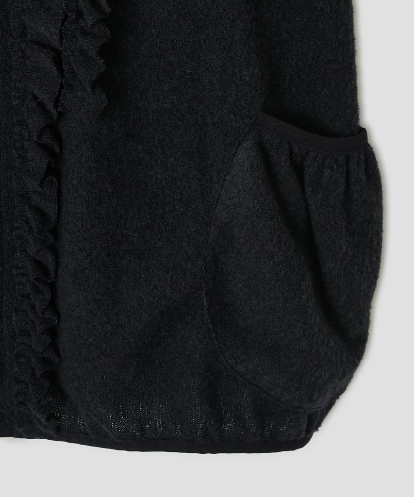 TYPESERVICE Vintage Zip Pocket Top [Black]