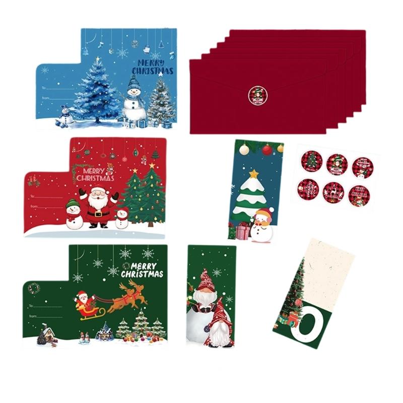 Creative Holiday Greeting Card With Envelopes Christmas Card For Travelers Office Use Festives Occasion