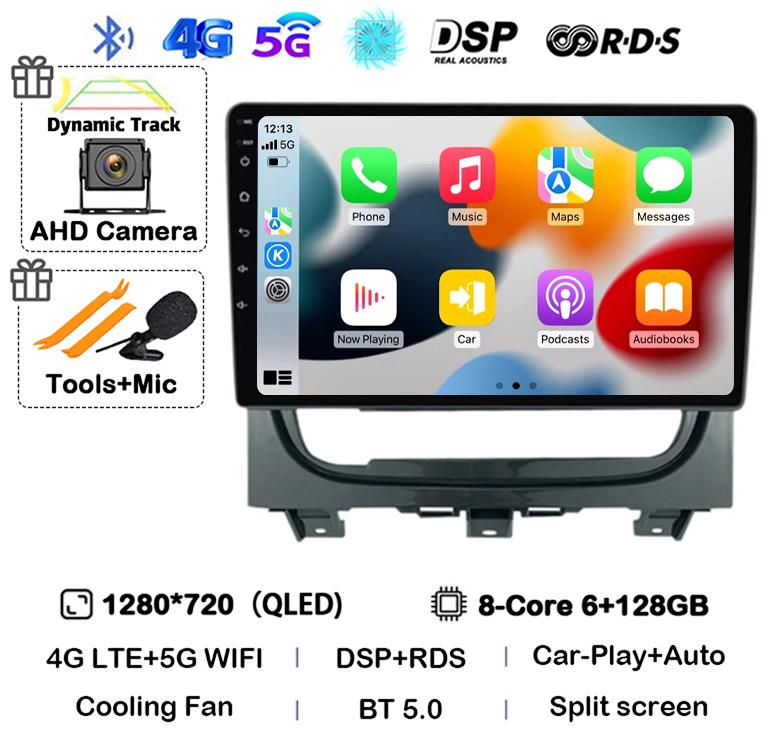 Android 14 Carplay Auto For Fiat Strada Idea 2012 2013 2014 2015 2016 Car Radio Multimedia Player Navigation GPS Stereo 2Din DVD