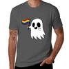 Gay Pride Ghost Tshirt Sports Basic Short Sleeve Tshirt