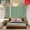 Vintage Style Self-Adhesive Wallpaper for Cozy Home Decor: Thickened American Retro Wall Stickers for Bedroom and Living Room.