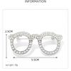 Koreaanse Bril Kristal Strass Broche Speld Herenpak Overhemd Luxe Broches Sjaal Corsage Reversspeldjes Mode Sieraden Cadeaus
